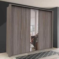 3 türiger Spiegel Kleiderschrank Vasilio