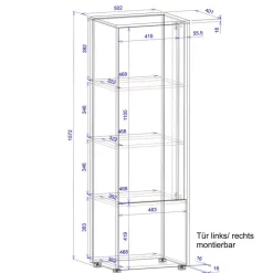 Aktenordnerschrank Rascian