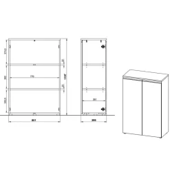 Aktenschrank Gowri