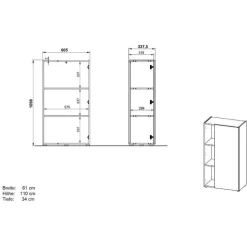 Arbeitszimmermöbel Set Sinnabra