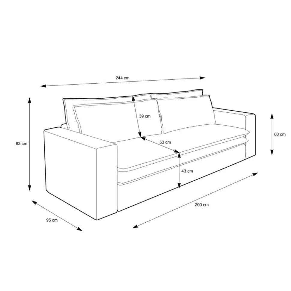 Ausklappbares Sofa Zipna