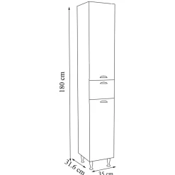 Bad Hochschrank Exmadura