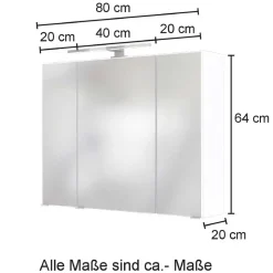 Bad Spiegelschrank Daralos