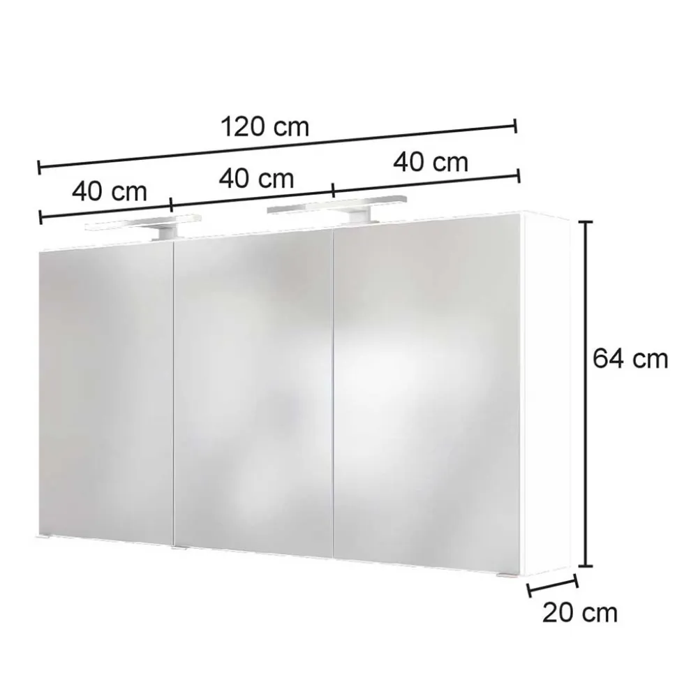 Bad Spiegelschrank Jalexda