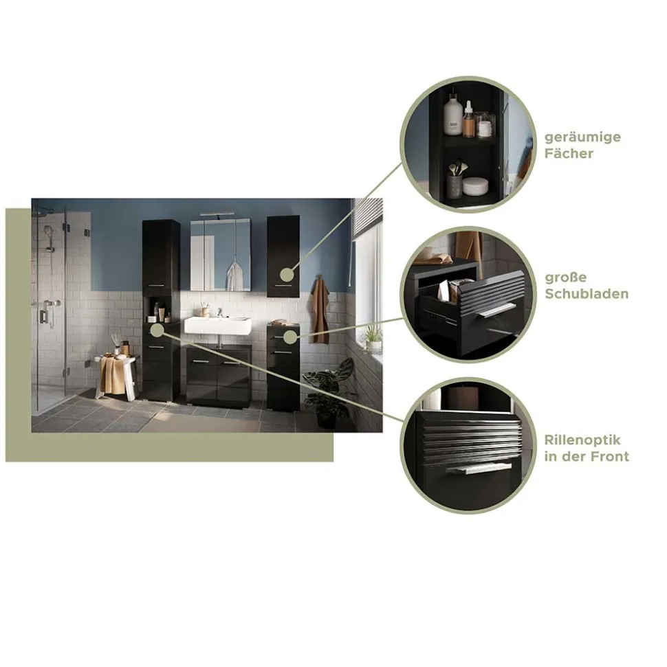 Badezimmer Hochschrank Reggio