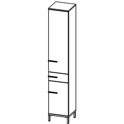 Badezimmer Hochschrank Sisam