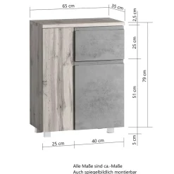 Badezimmerunterschrank Tagma