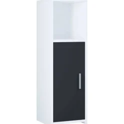 Badschrank Schwarz Weiß Panales