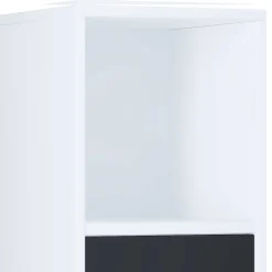 Badschrank Schwarz Weiß Panales