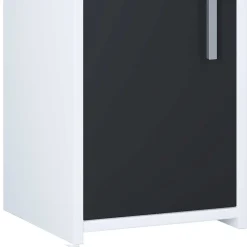 Badschrank Schwarz Weiß Panales