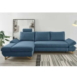 Blaue Polsterecke Envus