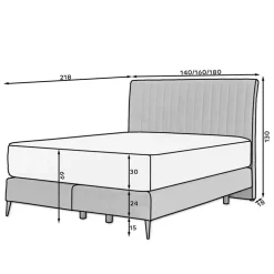 Boxspringbett Adecias