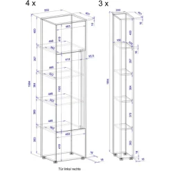 Büro Schrank Set Rascian