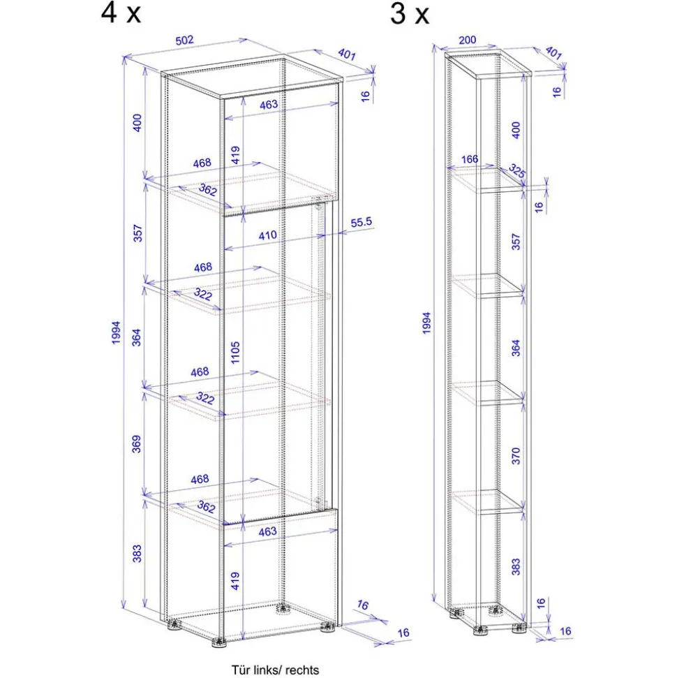 Büro Schrank Set Rascian