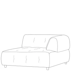 Cord Sofaelement rechts Grenada