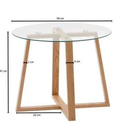 Couch Beistelltisch Clarina