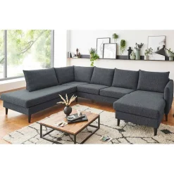 Couchlandschaft Anthrazit Sanctos