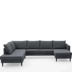 Couchlandschaft Anthrazit Sanctos