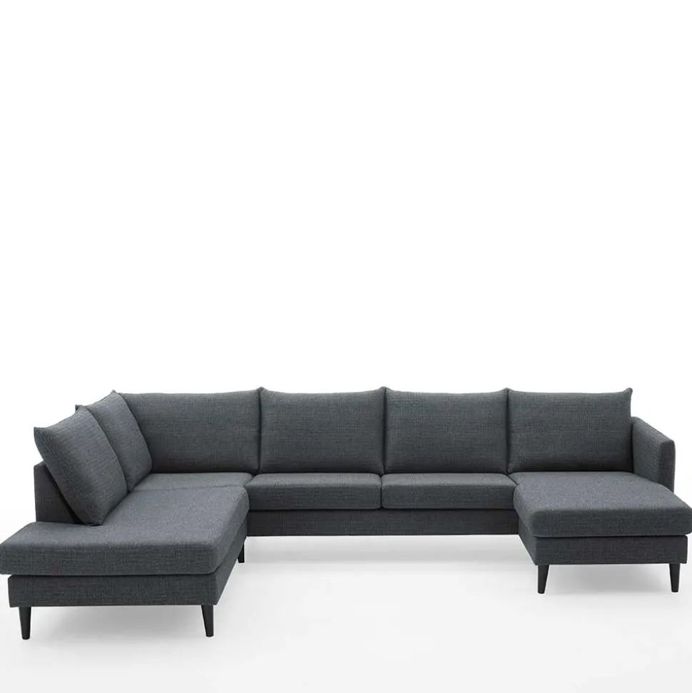 Couchlandschaft Anthrazit Sanctos