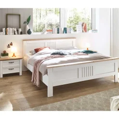 Doppel Bett mit Konsolen Drienna
