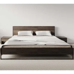 Doppelbett Eiche Rauchfarben Azenta