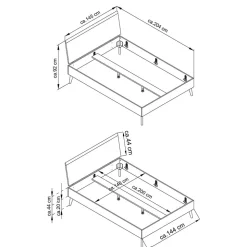 Doppelbett Levanca