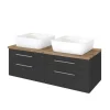 Doppelwaschbeckenschrank Hayos