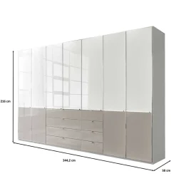 Drehtürenkleiderschrank Latina