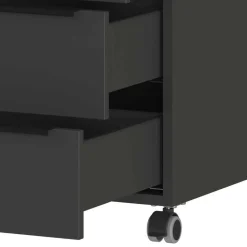 Dunkelgraues Büromöbelset Abby