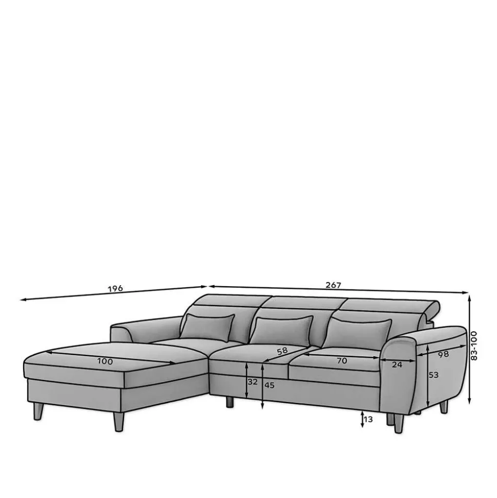 Ecksofa Ossika