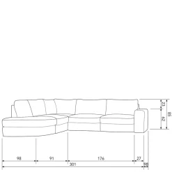 Ecksofa Rosa Fraduno