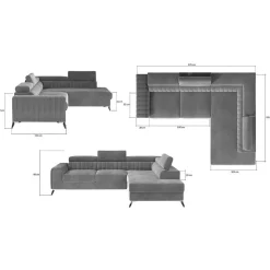 Ecksofa Tumassin