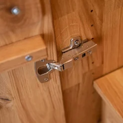 Eiche Massivholzkleiderschrank Bibliana