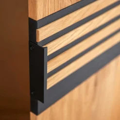 Eiche Massivholzkleiderschrank Bibliana