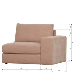 Einsitzer Modul Couch Oktamian
