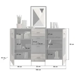 Esszimmersideboard Contreros