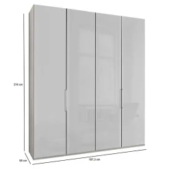 Falttürenkleiderschrank Kandu