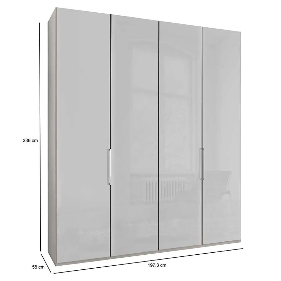 Falttürenkleiderschrank Kandu