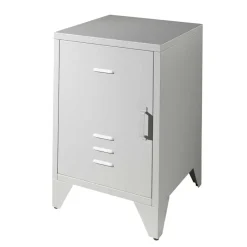 Grauer Nachtschrank Santobal