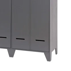 Grauer Spindschrank Leonora
