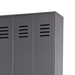 Grauer Spindschrank Leonora
