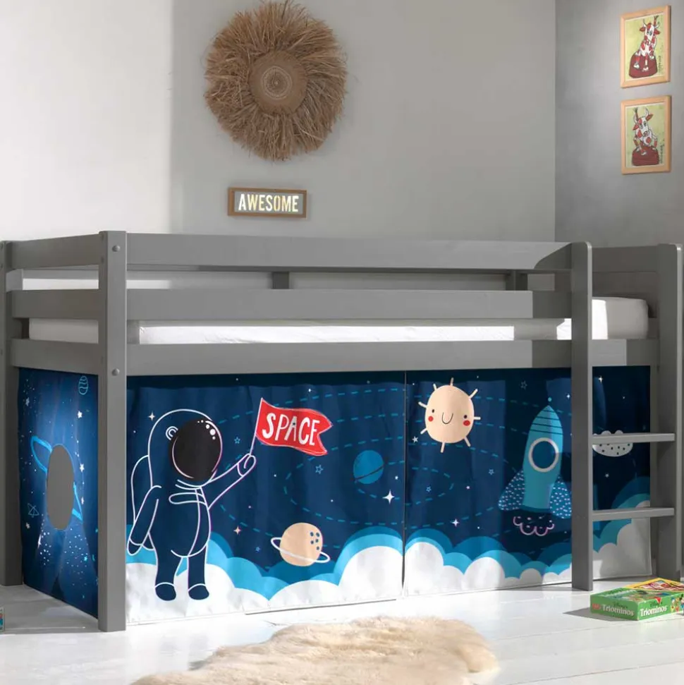Graues Kinderhochbett Henrietta