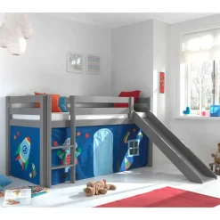 Graues Kinderzimmer Bett Lilano