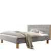Graues Polster Bett Typon