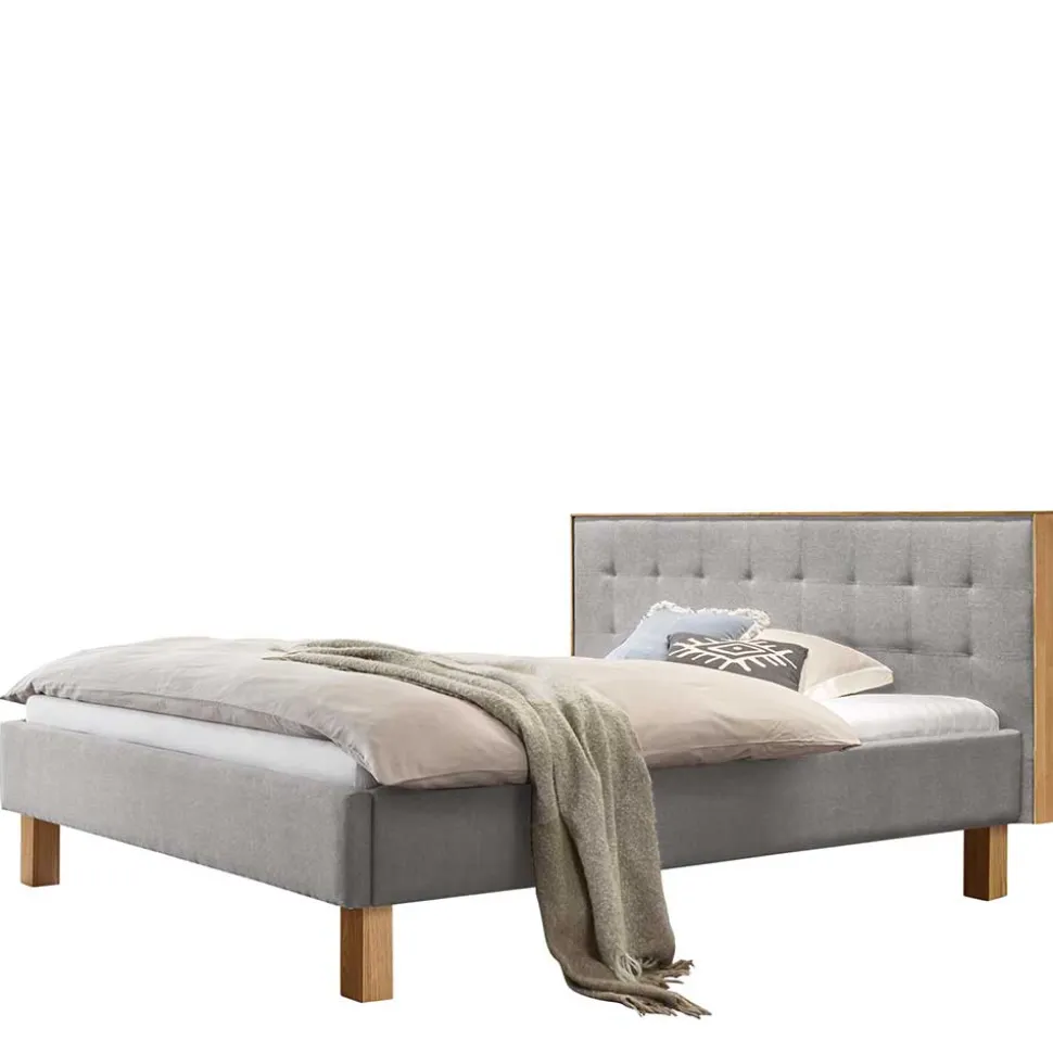 Graues Polster Bett Typon