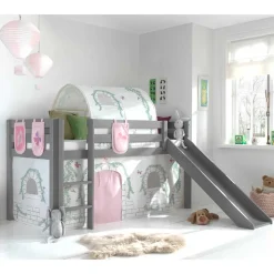Graues Spielhochbett Mapino