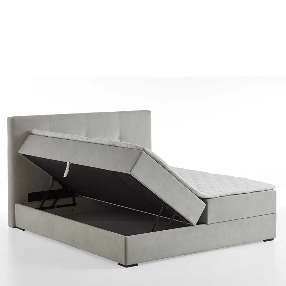 Hellgraues Boxbett Angelo