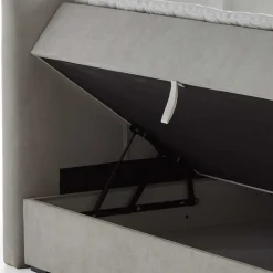 Hellgraues Boxbett Angelo