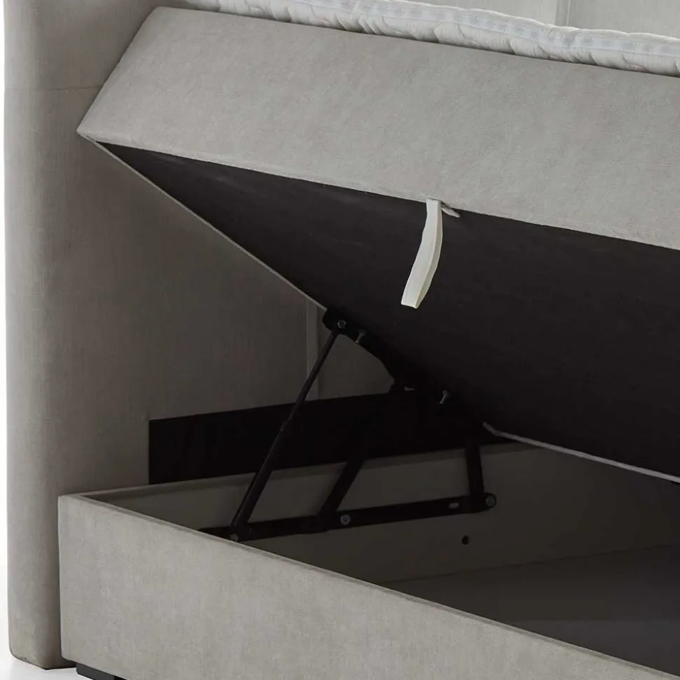 Hellgraues Boxbett Angelo