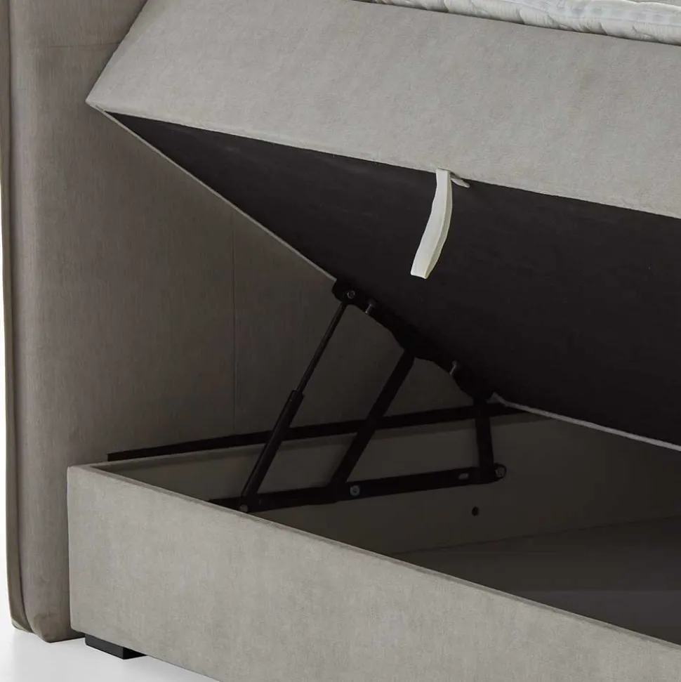 Hellgraues Boxbett Valpara